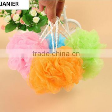 OEM PE mesh pouf bath sponge,bath soap sponge wholesale