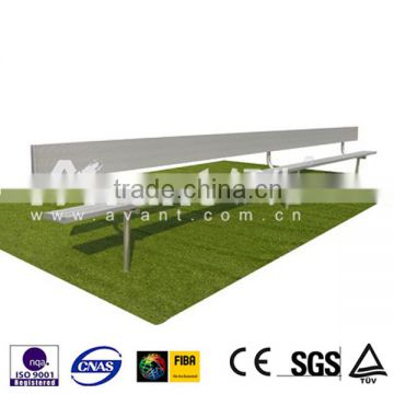 Simple Ango fixed, portable, pernanent metal bleacher, bench,Tip-N roll bleacher, with plastic seats