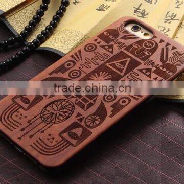 New Design Unique Engrave Wood Cell Phone Protective Case For Iphone6s/ Plus photo-4