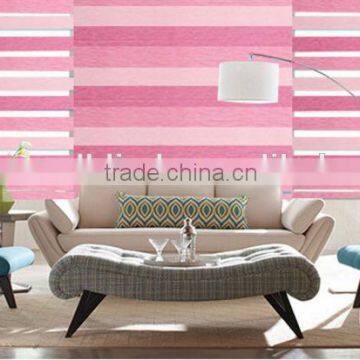 JINZUAN Decorative Horizontal Zebra Roller Window Blinds