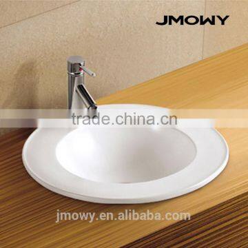 round ceramic washing basin small size bathroom hand wash sink