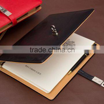 5"/7" PU Leather Cover With Metal Belt Organizer/planner photo-3