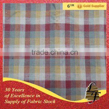 21S- 100% Cotton Yarn Dyed Shirting Stock Fabric(2242)