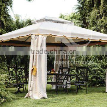 Professional aluminium outdoor gazebo tent waterproof gazebo with sides