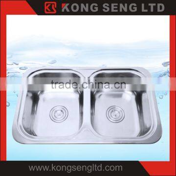 High quality Stainless steel sink Kitchen sink 304 Deep draw Topmount sink -KS-TM-D23