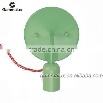 New Design Wall Lamp, Green Wall Light With Braided Wire Power Cord photo-5