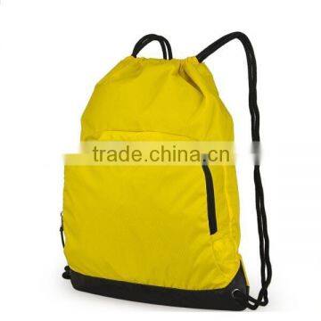 Nylon Drawstring Backpack in Bright color