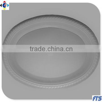 9x11 inch Disposable Oval Plastic Plates Cake Dishes