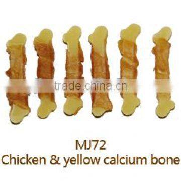 dog treats chicken & yellow calcium bone chicken jerky for Dog Food dog snack