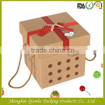 cake corrugated paper box