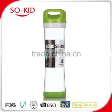 Customized BPA free water glass bottle