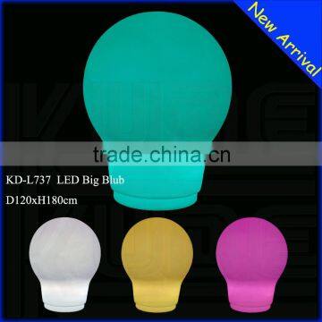 New arrival rechargeable LED big blub shape floor lamp/LED decoration lamp for holidays and event