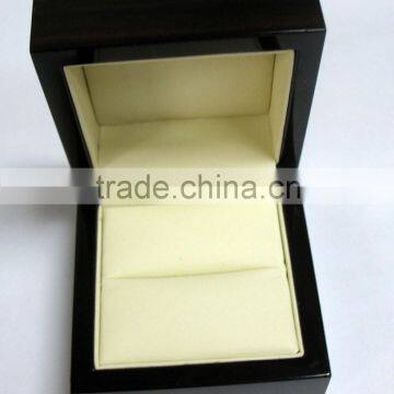 Luxury wooden box painting glossy finished Ring jewelry boxes