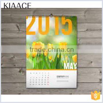 Low price custom desktop printing paper 2016 new arrival yearly calendar planner