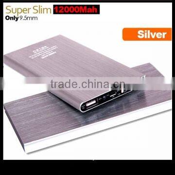 Universal Super Slim 12000mah Mini Power Bank For Mobile phone Laptop