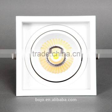 20W Square COB LED Downlight With Square Outer Ring Zhongshan Guzhen Supplier photo-2