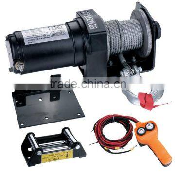 AT 12V 3000lbs portable electric winch