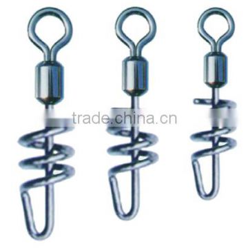 rolling fishing swivel with screwed snap