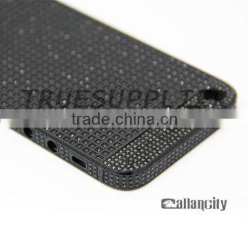 Luxury Matte Black Full Crystal Housing for iPhone 5s Replacement