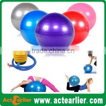 Eco Anti Burst fitness Yoga Exercise Ball with customized logo