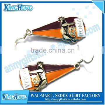 Fashion Metal Enamel Earring Stand With Tiger Logo photo-3