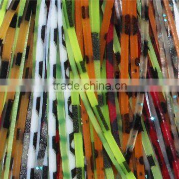 Silicone Legs Barred Color Pearl Flake Fly Tying Material Squid Rubber Thread Silicone Skirts photo-6