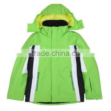 Kids padded jkt with wind/water proof