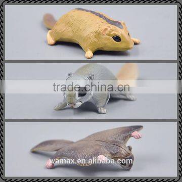 pretty cute animal figurines PVC small Squirrel figures plastic animal models