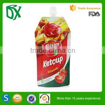 Food industry sauce package spout pouch tomato paste bag seasoner pouch
