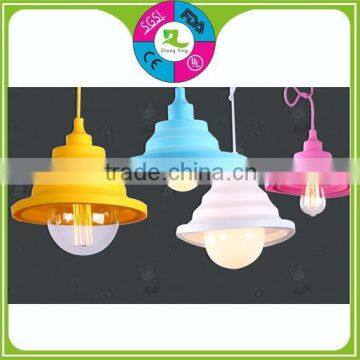 Wholesale Fashion Custom Colorful Folding Silicone Lampshade&Silicone Lamp Cover
