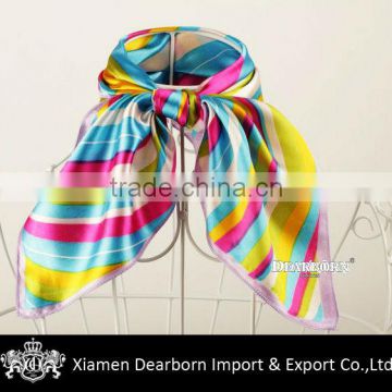 Soft Silk Scarf Maker Custom Design Printing Scarves