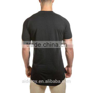 Wholesale Men's t Shirts Simple Slim Fit O Neck Short Sleeve Soft Comfortable Tall Longline Men's t Shirts photo-3