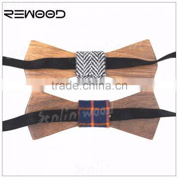 wooden bow tie,bow tie hardware with gif box