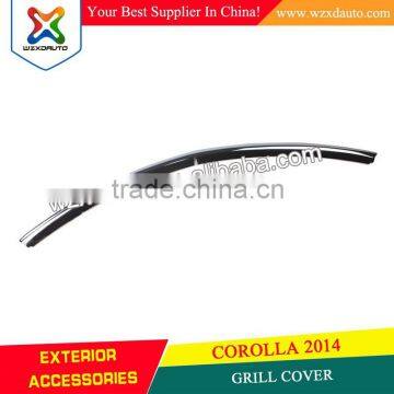 2014 TOYOTA COROLLA FRONT GRILL COVER 14 ALTIS ABS CHROME DECORATION ACCESSORIES