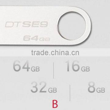 Original DTSE9 USB Flash Drive 64GB 8GB 16GB 32GB Class 10 With Blister Packing, Wholsale WaterProof Metal USB Flash Key photo-3