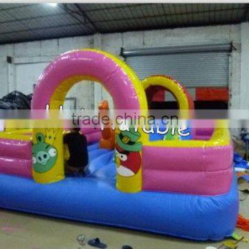 small inflatable combo castle for sale, hot sale inflatable bouncer for family and festival suppies