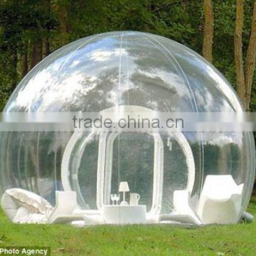 Beautiful customized clear inflatable tent