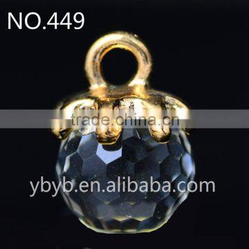 new design alloy pineapple pendant plated glod hat combined pendant key chain part bag pendant -449