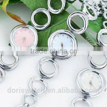 Hot Selling Product Fashion Bracelet Coin Size Dial Delicate Bracelet Watch Ladies photo-4