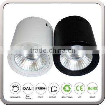 15W Surface mounted cob downlight with high quality down light surface mounted