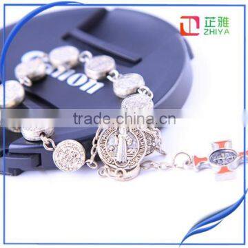 yiwu cordial Saint mvniamvr silver chaplet