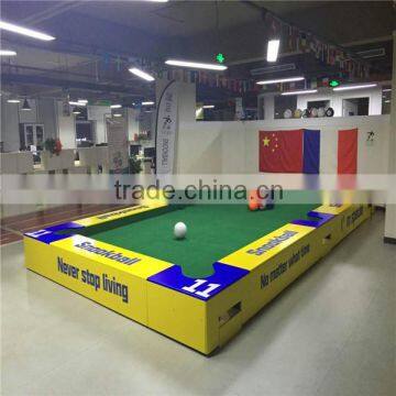 Standard Indoor veneer snookball table game tennis football table for entertainment