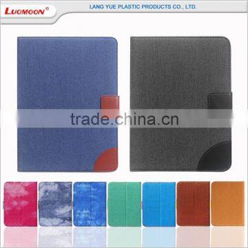 Hot Sell Universal Denim pu Leather Flip Tablet Case Cover for Huawei Mediapad m2