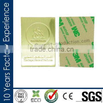 Accept Custom Order and Perfume Bottled Beverage Usage self adhesive metal plate