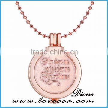 Factory Direct Promotion Christmas Gift Interchangeable Necklace Coin Necklace