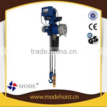 2t 220v Lower Headroom Electric chain Hoist with trolley