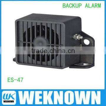 Backup alarm sounds, truck reverse alarm