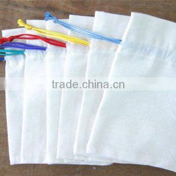 New Water Washing 100% Cotton Muslin Pouch photo-5