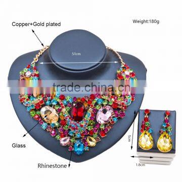 African 2016 Fashion sand necklace jewerly set