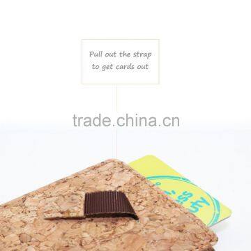 BOSHIHO Christmas Gift Wooden Cork Card Holder photo-6